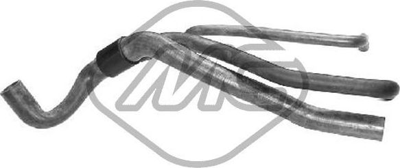 Патрубок радиатора (системы охлаждения) Metalcaucho. Артикул 08788