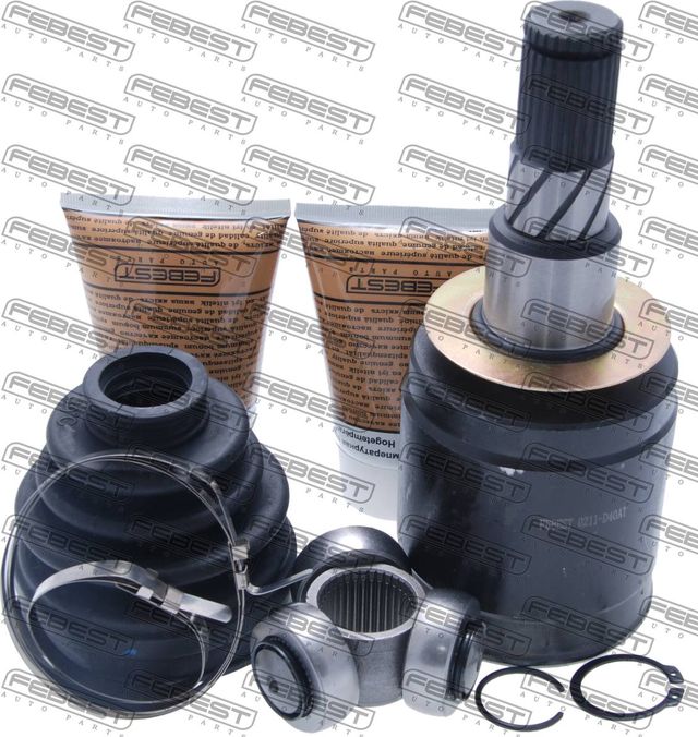 Шрус внутренний (граната) Febest передний левый для Nissan Navara D40 2006-2015. Артикул 0211-D40AT