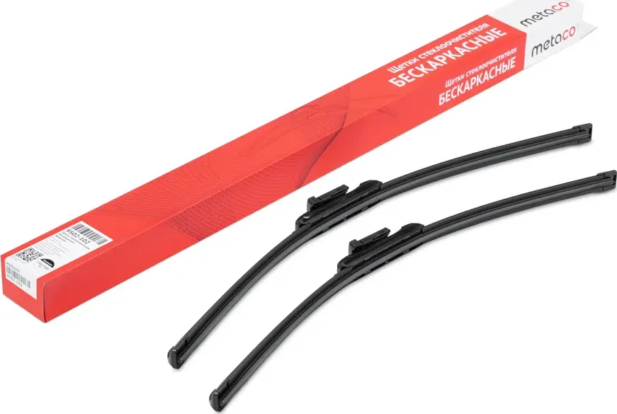 Щетки стеклоочистителя (к-кт) 750/700мм (Metaco). Артикул 9502102