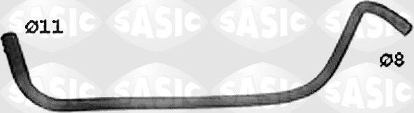 Патрубок радиатора (системы охлаждения) Sasic для Peugeot 406 I 1998-2004. Артикул SWH0387