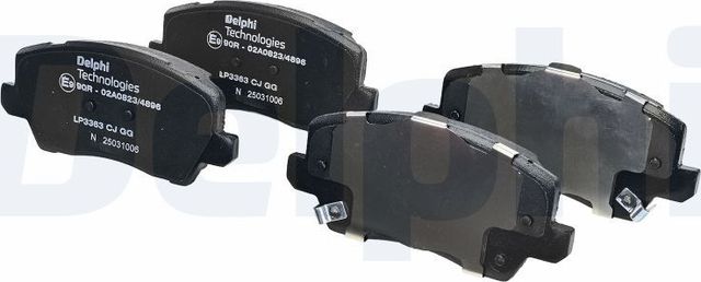 Тормозные колодки Delphi (Low-Metallic). Артикул LP3363