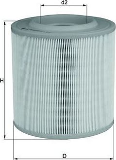 Воздушный фильтр Mahle. Артикул LX 3143