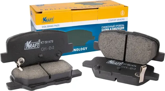 Колодки дисковые задние (Kraft). Артикул KT091479
