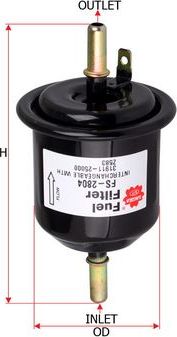 Топливный фильтр Sakura. Артикул FS-2804