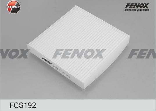 Салонный фильтр Fenox для MG ZR 2001-2005. Артикул FCS192
