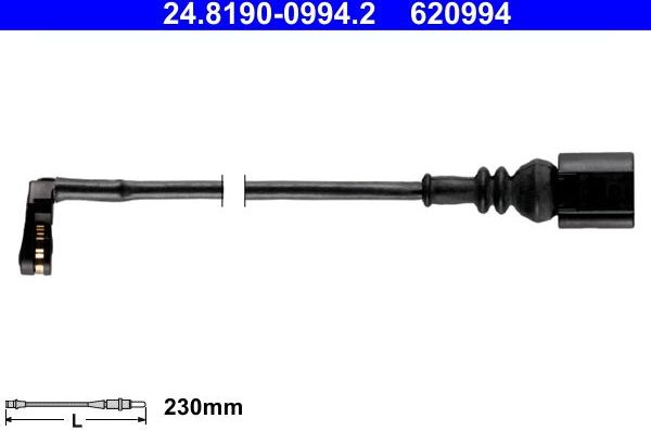 Датчик износа тормозных колодок  ATE. Артикул 24.8190-0994.2