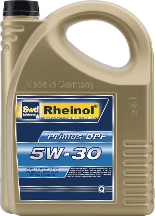 Моторное масло Primus DPF 5w30 син. (4л) (Rheinol). Артикул 30180485