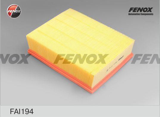 Воздушный фильтр Fenox для SEAT Exeo 2008-2013. Артикул FAI194