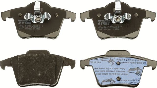 Тормозные колодки TRW COTEC задние для Volvo XC90 I 2002-2014. Артикул GDB1566