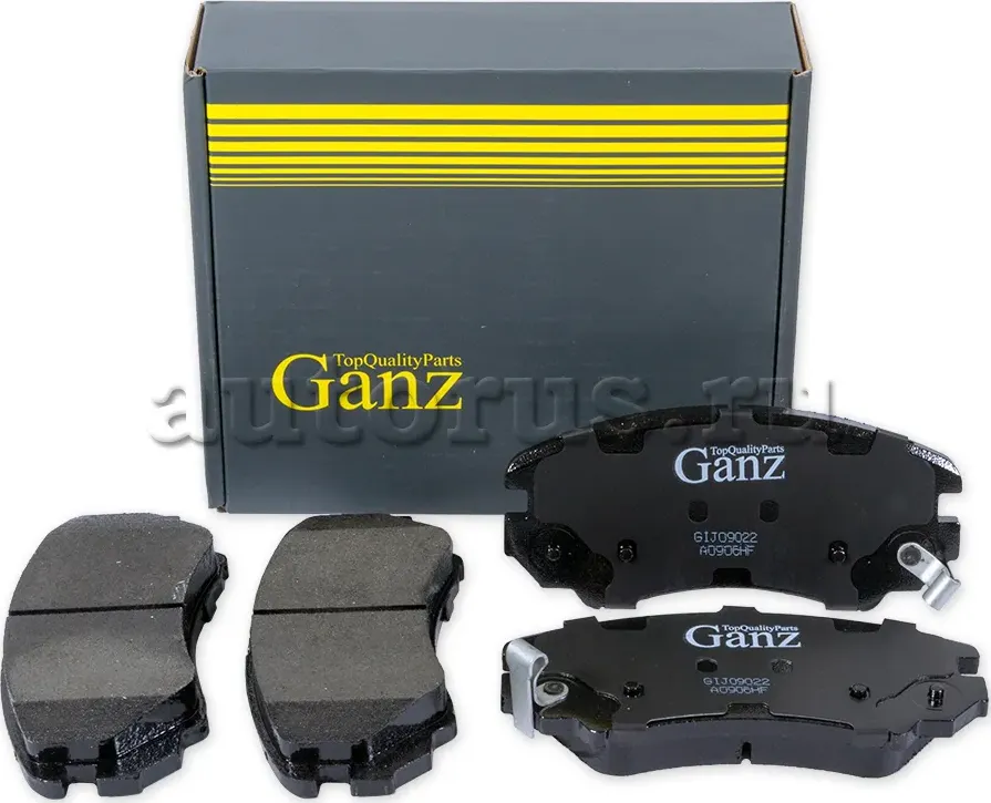 Колодки торм.пер. (Ganz). Артикул GIJ09022