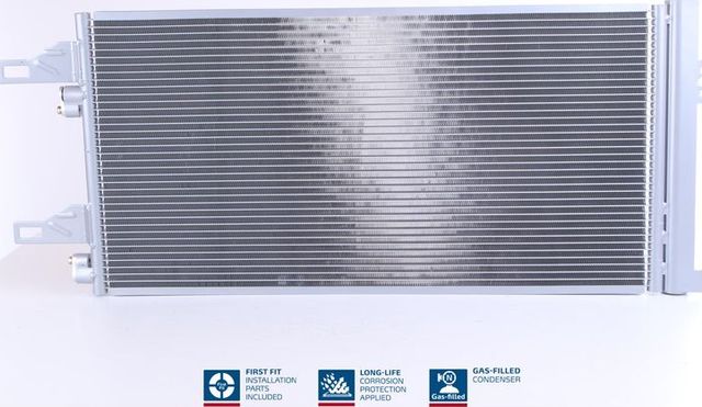 Радиатор кондиционера (конденсатор) Nissens (алюминий) для Fiat Ducato III 2006-2026. Артикул 94985