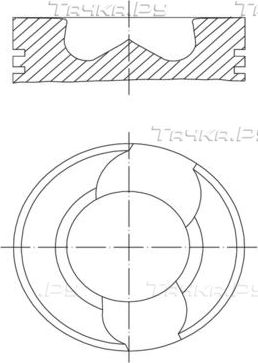 Поршень Mahle для Volkswagen Touareg I 2003-2010. Артикул 030 98 00