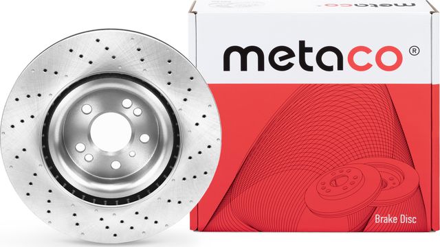 Диск тормозной передний вентилируемый (Metaco). Артикул 3050447