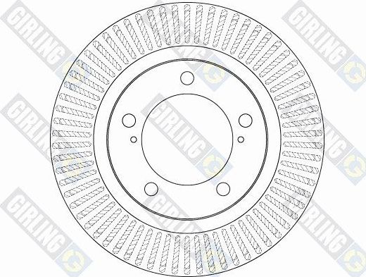 Тормозной диск Girling. Артикул 6062395