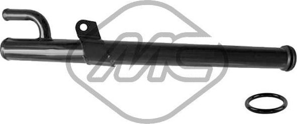 Патрубок радиатора (системы охлаждения) Metalcaucho для Renault Clio I 1990-1998. Артикул 03028