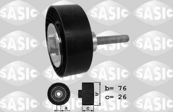 Направляющий (ведущий) ролик приводного поликлинового ремня Sasic. Артикул 1626030
