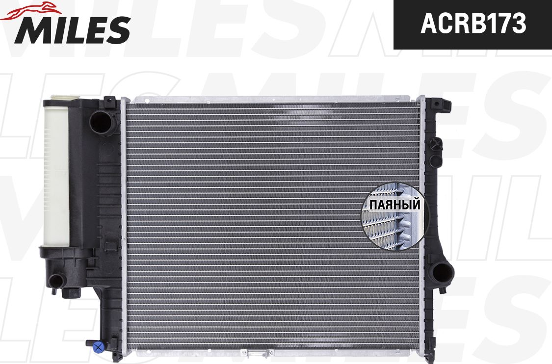 Радиатор охлаждения двигателя Miles (алюминий). Артикул ACRB173
