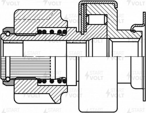 Бендикс стартера StartVOLT. Артикул VCS 2613