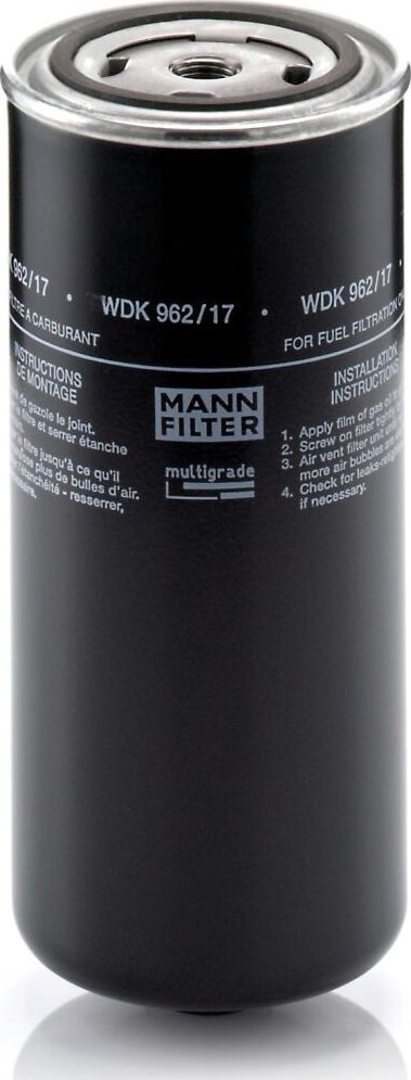 Топливный фильтр Mann-Filter. Артикул WDK 962/17