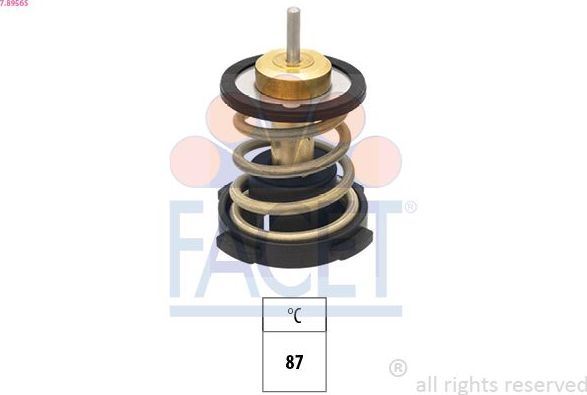 Термостат Facet Made in Italy - OE Equivalent. Артикул 7.8956S