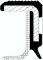Сальник коленвала Corteco (PTFE (Polytetrafluorethylen)) внутренний для Renault Midlum 2001-2013. Артикул 20029788B