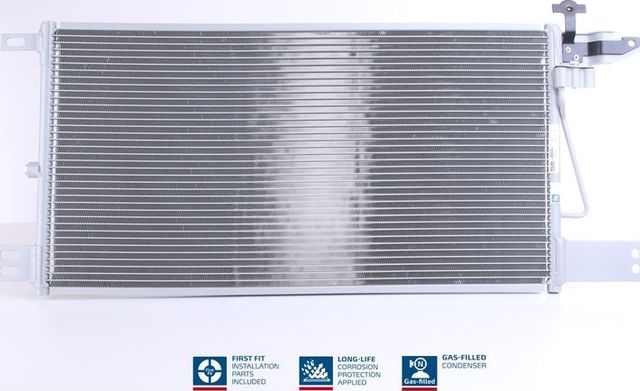 Радиатор кондиционера (конденсатор) Nissens (алюминий). Артикул 940198