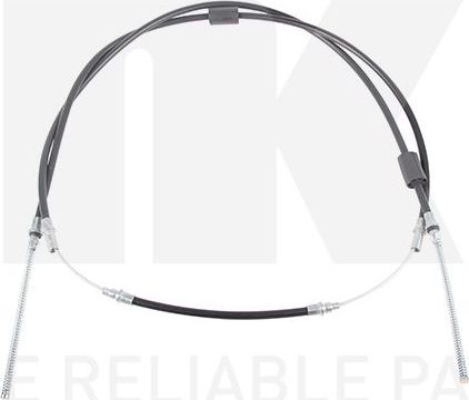 Трос ручника (тросик ручного тормоза) NK задний для Ford Transit IV 1985-1992. Артикул 902563