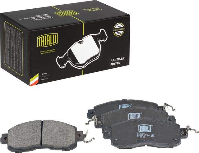 Тормозные колодки Trialli (Low-Metallic). Артикул PF 4308