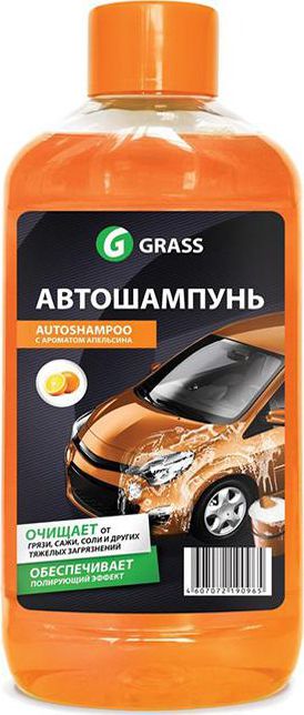 Автошампунь для ручной мойки Grass Auto Shampoo апельсин, 500мл. Артикул 111105-1