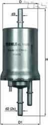 Топливный фильтр Mahle-Knecht для SEAT Leon II 2005-2013. Артикул KL 156/3