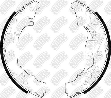 Тормозные колодки NiBK. Артикул FN2401