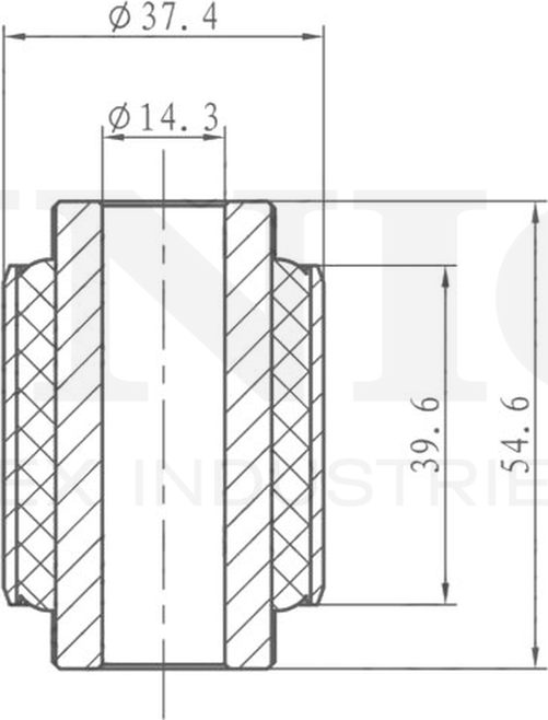 Сайлентблок поворотного кулака (Unio). Артикул RMP-20127