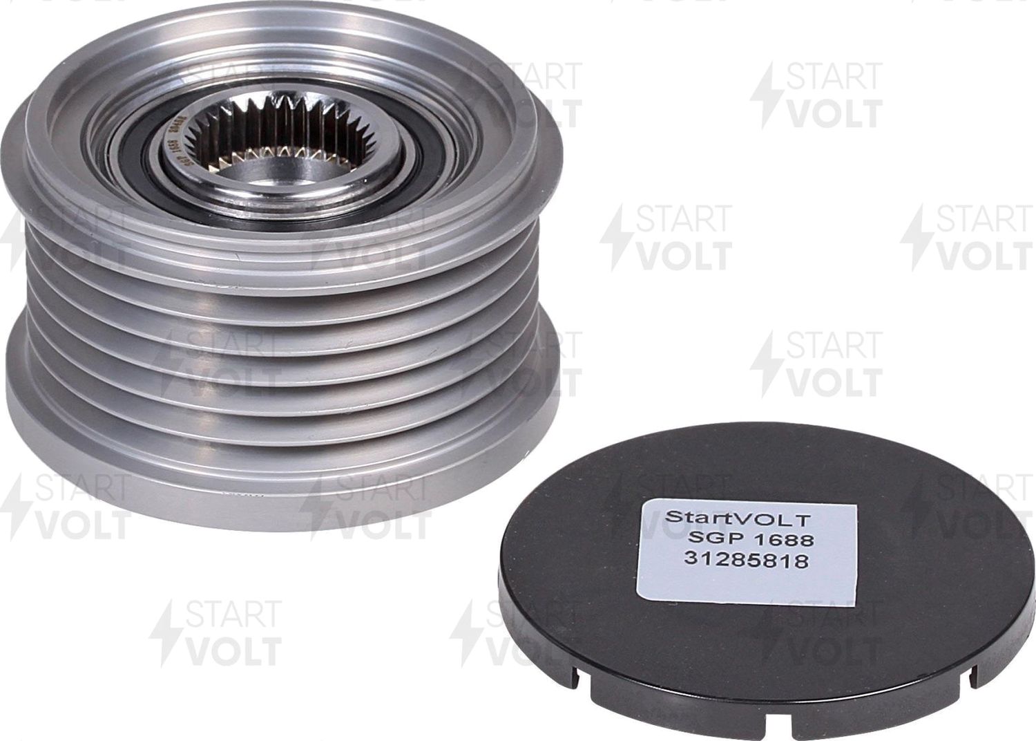 Муфта генератора обгонная StartVOLT для Citroen Berlingo II 2008-2019. Артикул SGP 1688