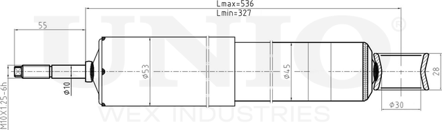 Амортизатор подвески (Unio). Артикул SAB-10430