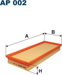 Воздушный фильтр Filtron. Артикул AP 002