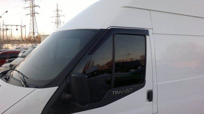 Дефлекторы Cobra Tuning для окон Ford Transit 2013-2026. Артикул F34914