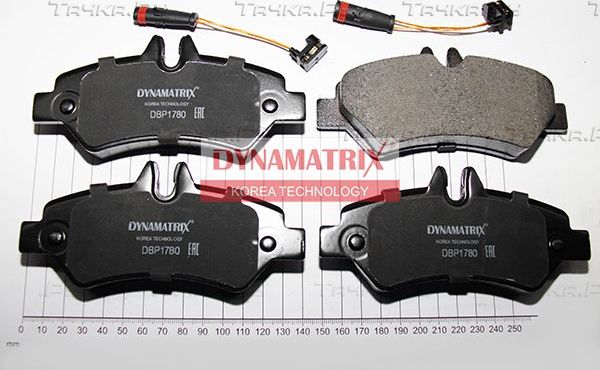 Тормозные колодки Dynamatrix. Артикул DBP1780