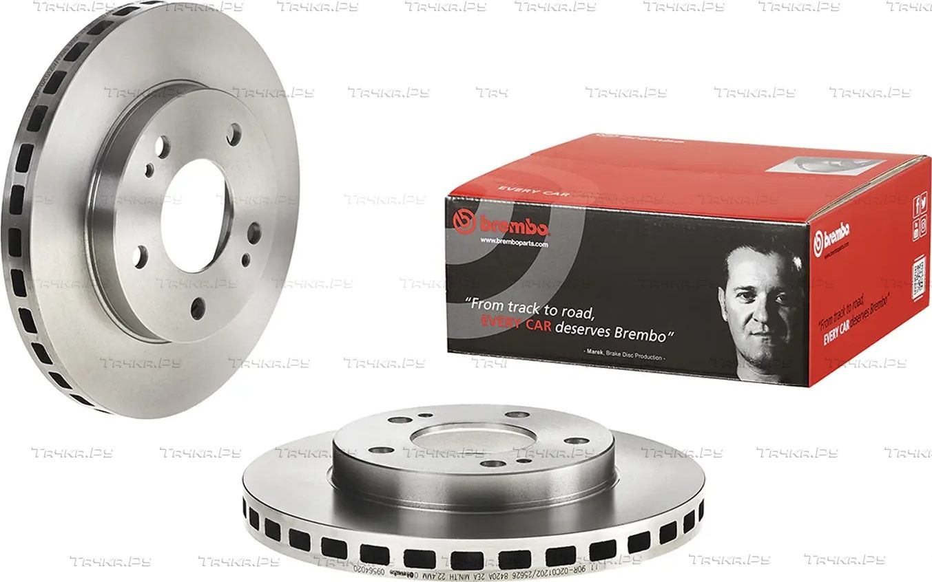 Тормозной диск Brembo передний для Chrysler Sebring I 1995-1996. Артикул 09.5640.20