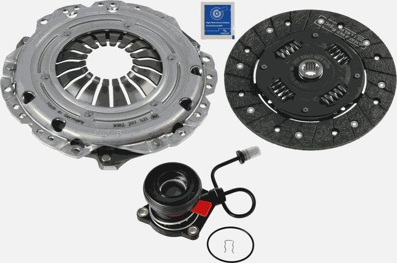 Сцепление (комплект) SACHS Kit plus CSC. Артикул 3000 990 098