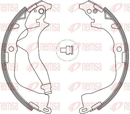 Тормозные колодки Remsa. Артикул 4648.00