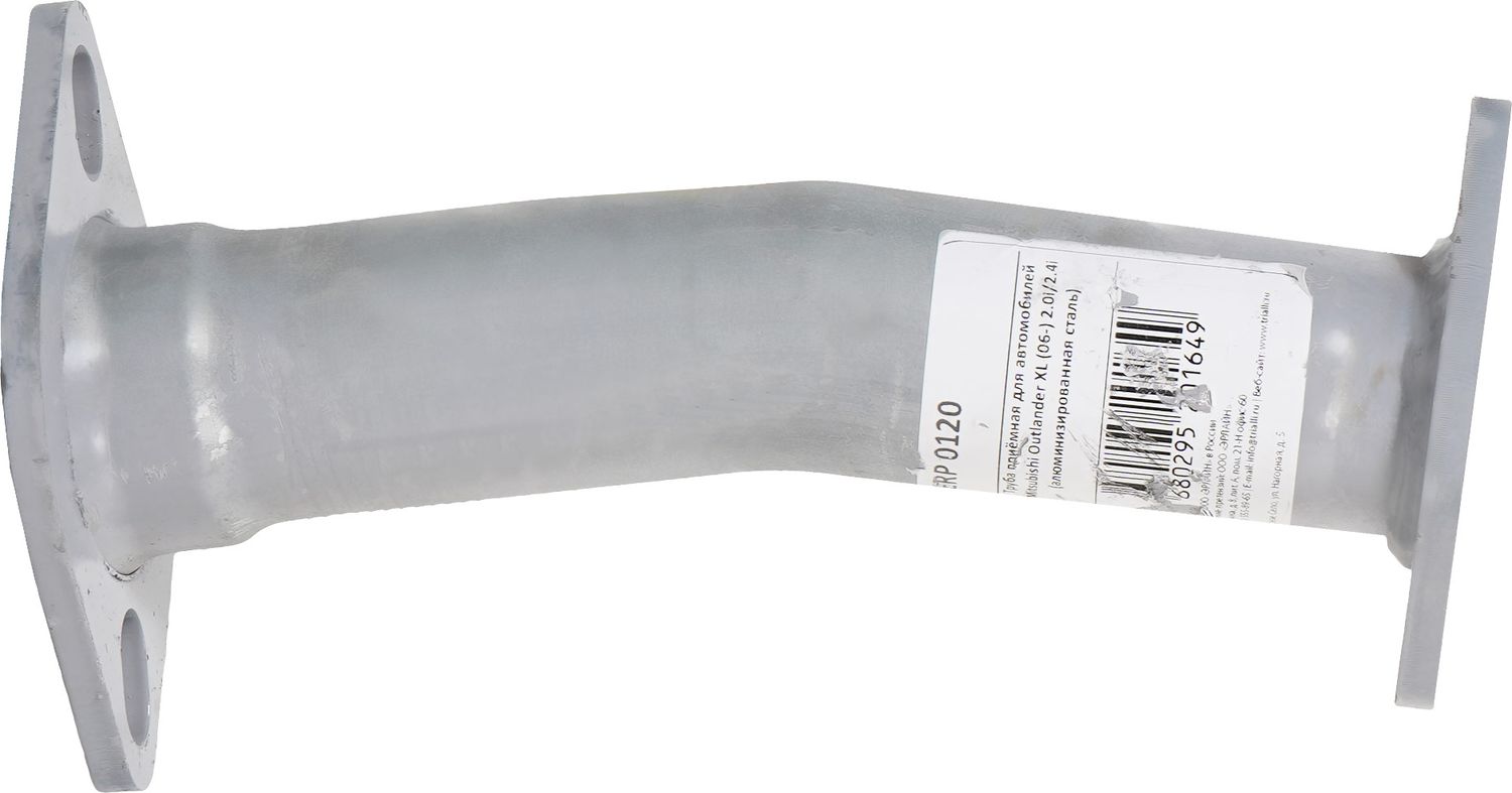 Глушитель (труба приемная) Trialli (алюминий / сталь). Артикул ERP 0120