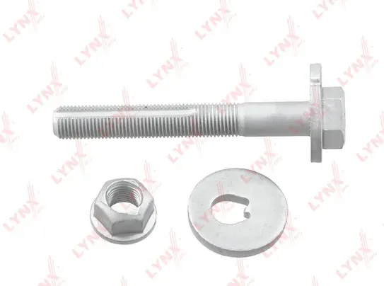 Болт подвески эксцентриковый (комплект с гайкой  шайбой) NISSAN 370Z 08> / Fuga(Y50) 04-09 / Skyline (Lynxauto). Артикул fs-1061