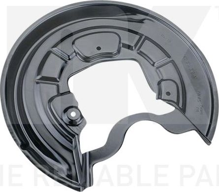 Кожух (щиток) тормозного диска NK задний правый для Skoda Octavia A5 2004-2008. Артикул 2347108