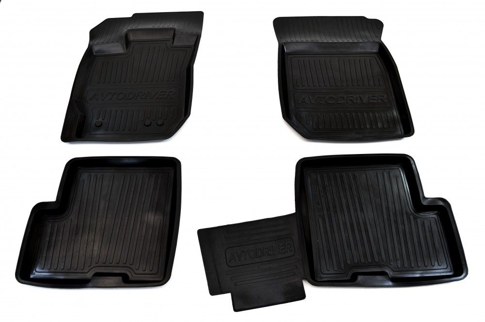 Коврики резиновые Avtodriver для салона Renault Sandero I 2009-2013. Артикул ADRJET026