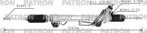 Рулевая рейка Patron для Toyota Land Cruiser Prado 150 2009-2026. Артикул PSG3214