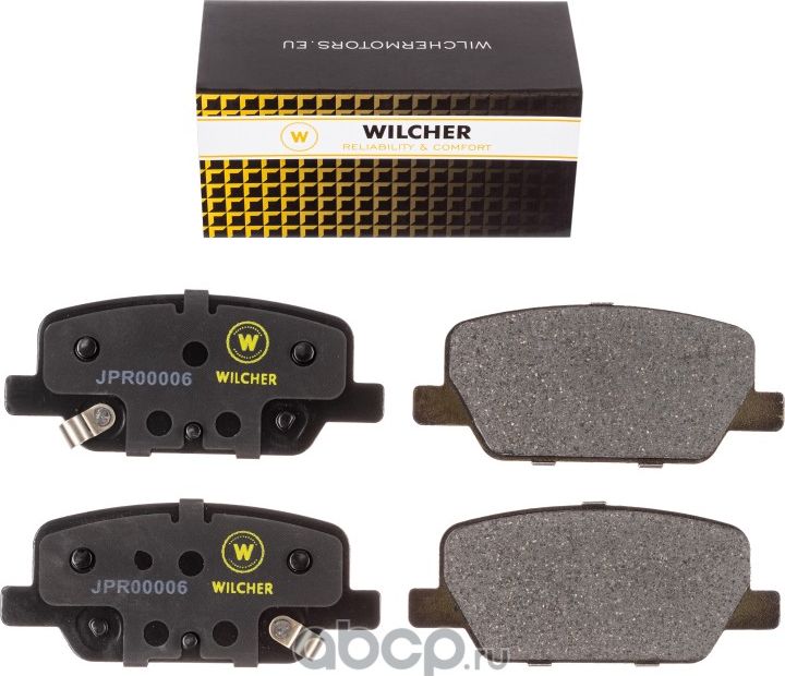 Колодки тормозные задние (Wilcher). Артикул JPR00006