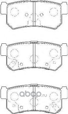 Колодка тормозная задняя (WBP23673A) WAGNER Wagner. Артикул WBP23673A