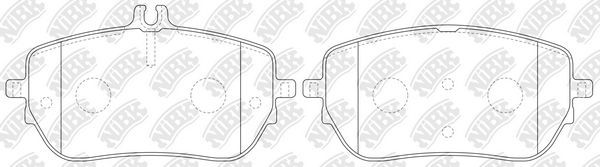Тормозные колодки NiBK. Артикул PN0762