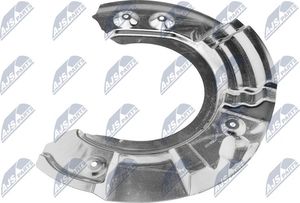 Кожух (щиток) тормозного диска NTY передний левый для BMW 5 VI (F10/F11/F07) 2009-2017. Артикул HTO-BM-030