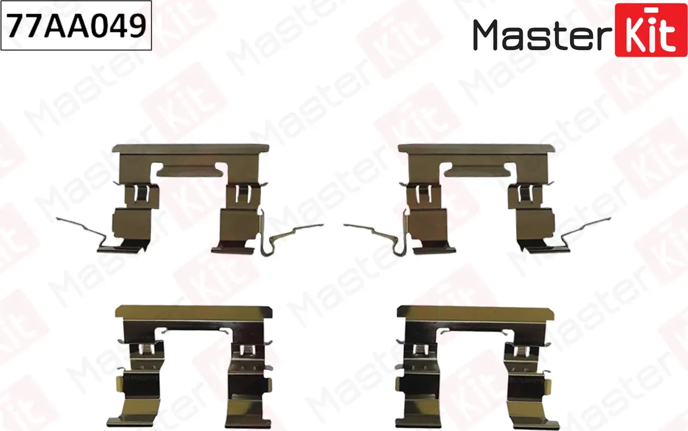 Комплект установочный тормозных колодок NISSAN JUKE 2010 (Master KIT). Артикул 77AA049